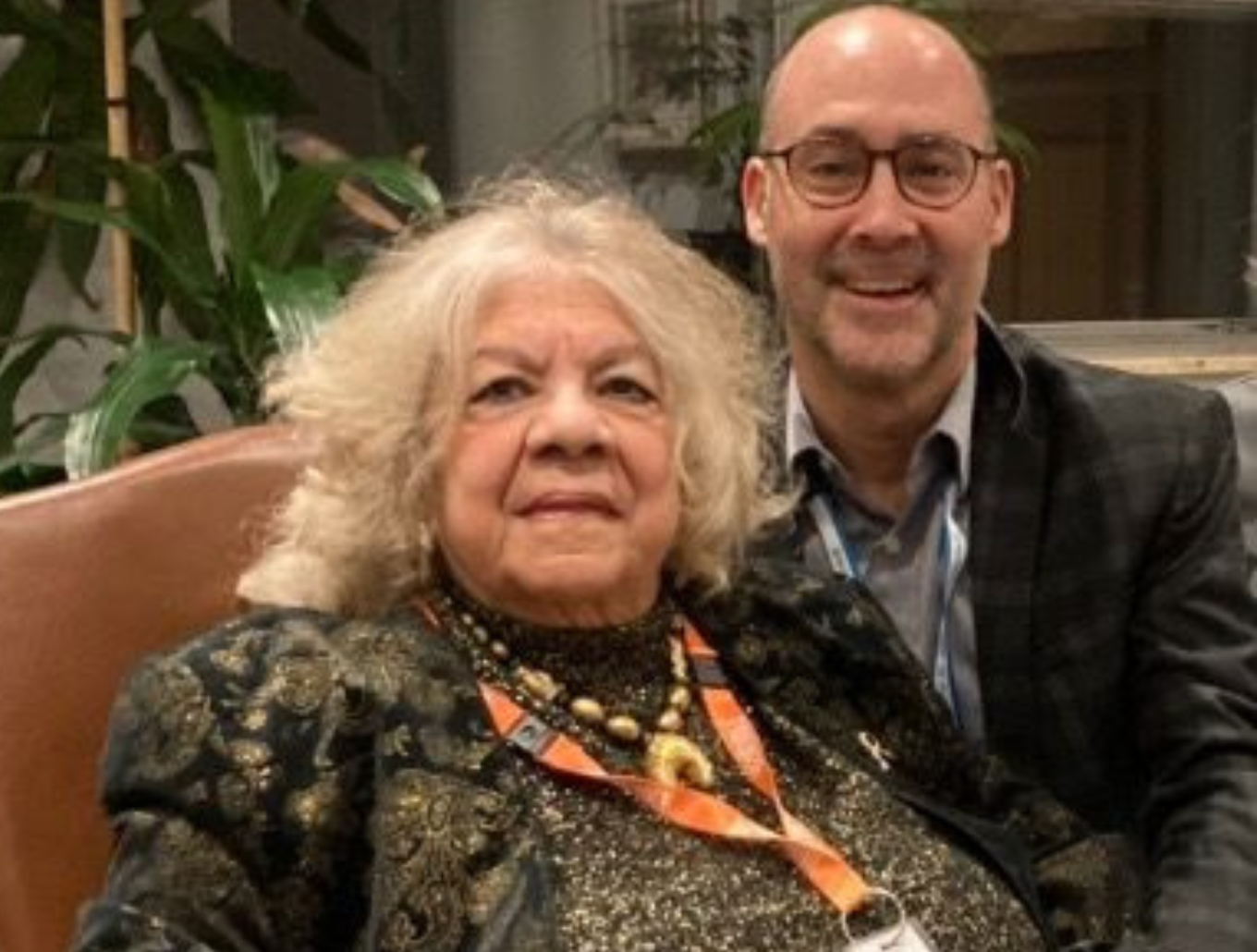 Rose-Marie Barakat - Bénévole à l’Hôpital de Verdun et Daniel Morin – Responsable de bénévoles à l’Hôpital de Verdun.