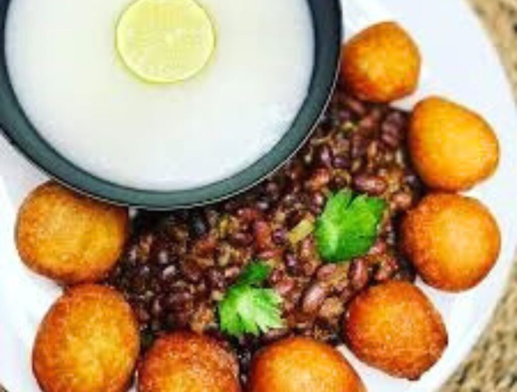 Beignets Haricot Bouillie