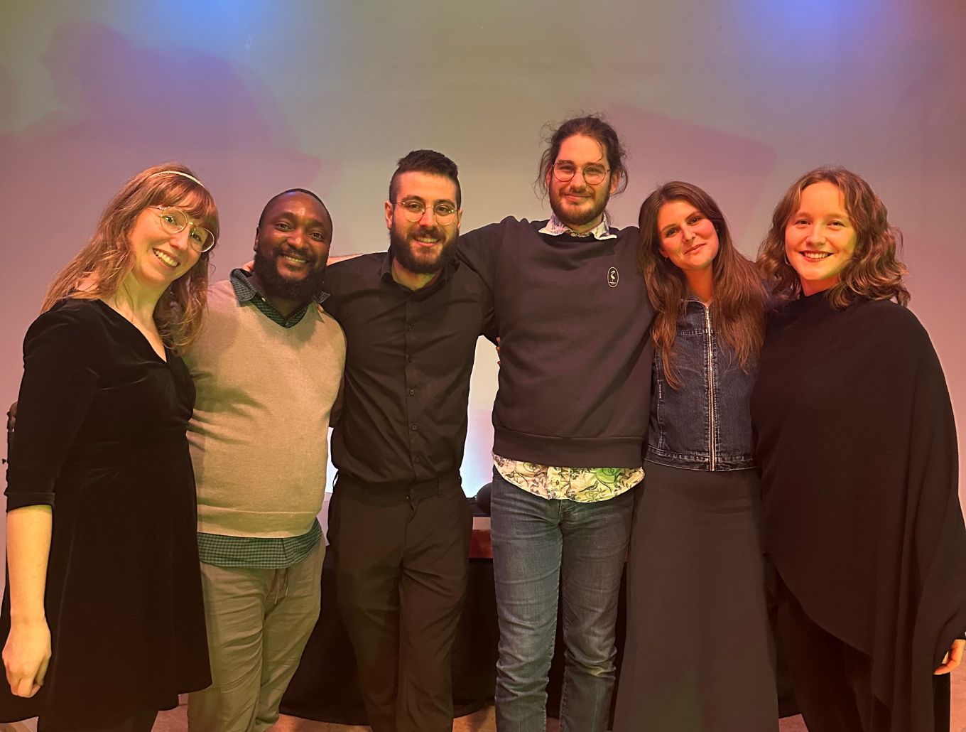 Arielle Crête, Albert Kapundu-Kambate, Gabriel, Samuel Boulianne, Charlotte olivier et Orlane Morin-Marcyniuk