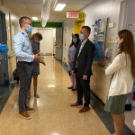 À l'Hôpital de Verdun pour le projet d'agrandissement et de modernisation